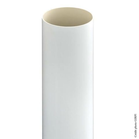 TUBE PVC BLANC
